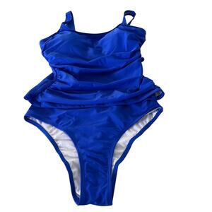 Royal Blue Tankini 2Pc NWOT Woman Size Small